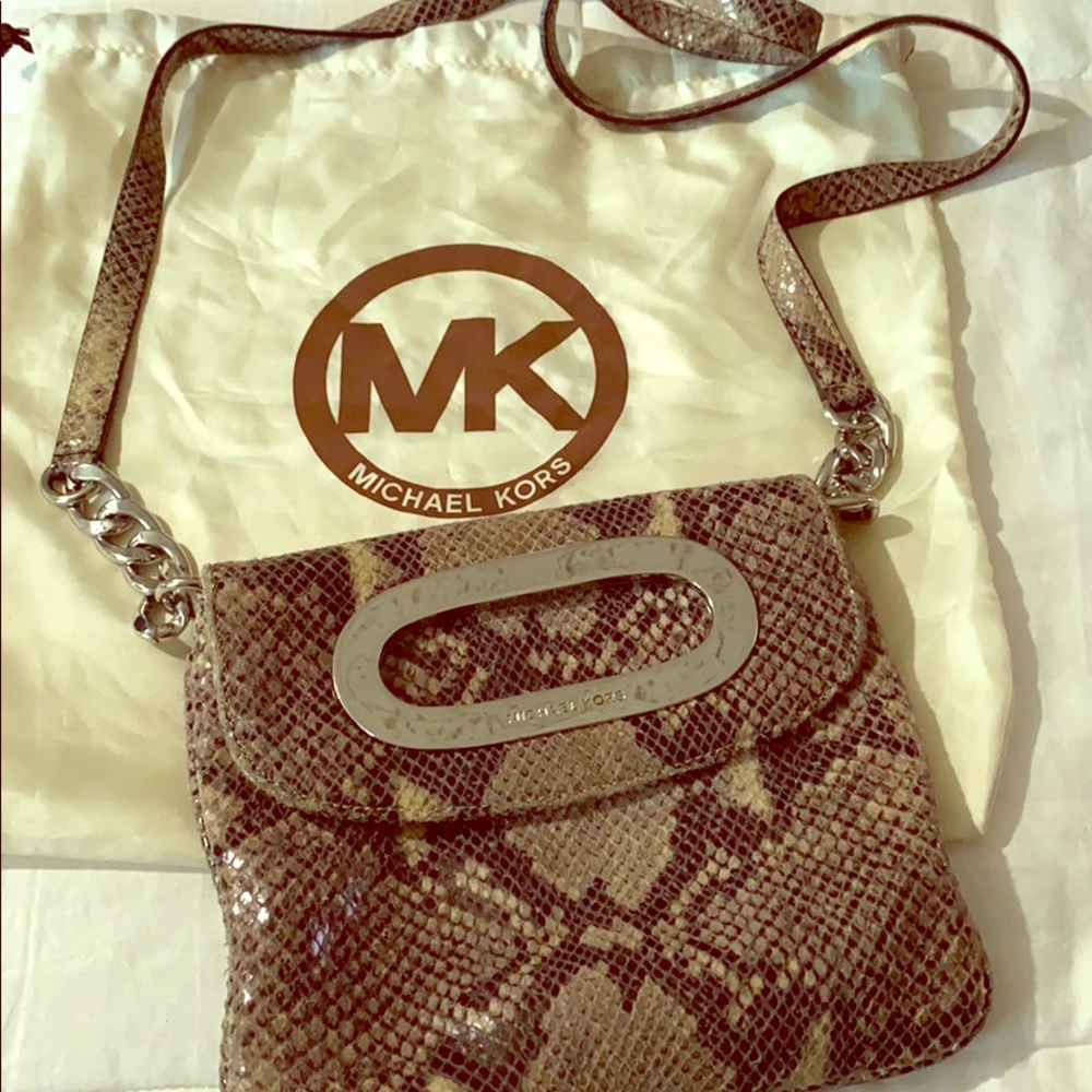 Michael Kors Snake Print Crossbody
